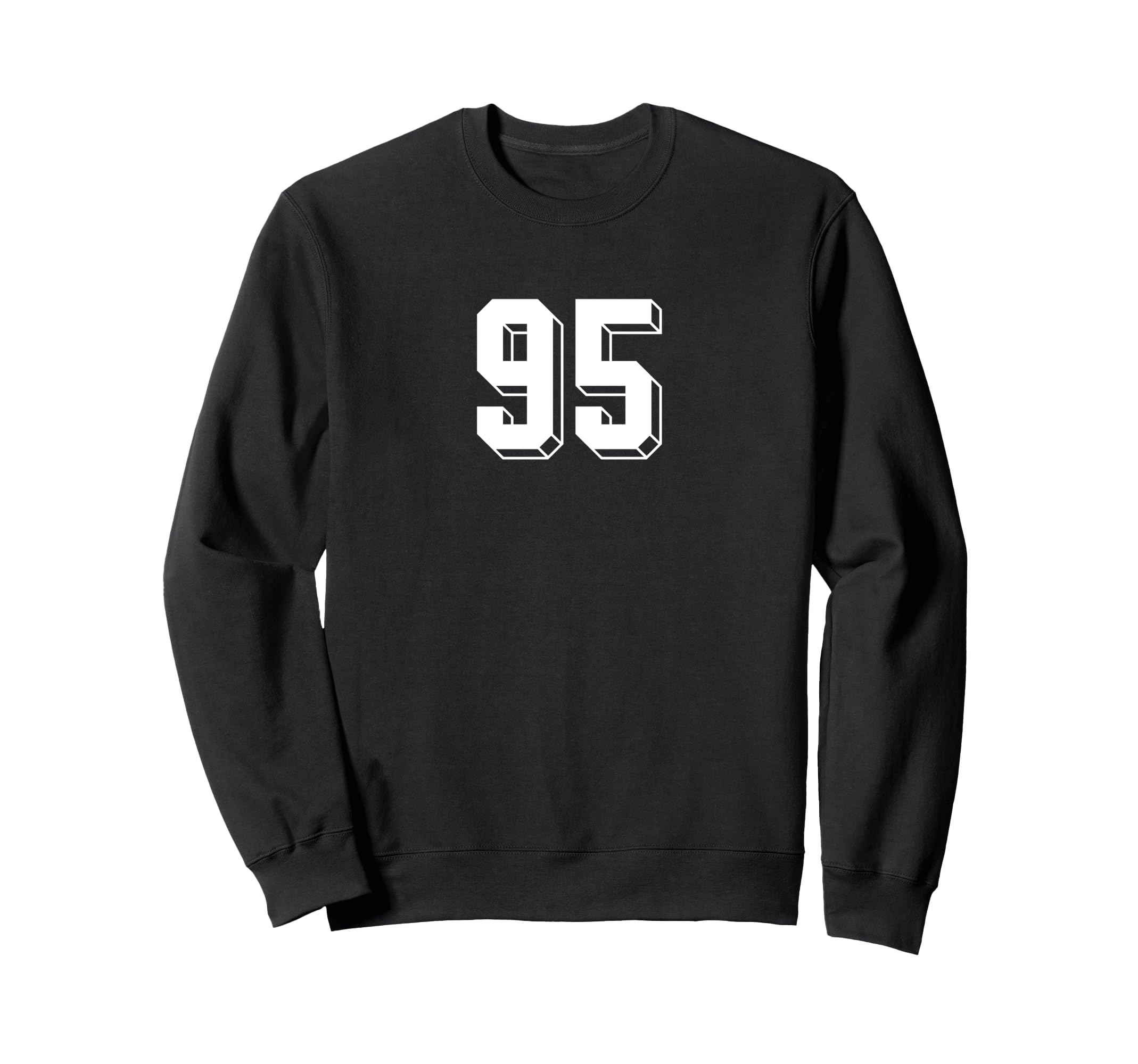 Number 95 80S 90S Soccer Team Sweatshirt - Minimalist Print for Adults - T-Shirt, Sweatshirt, Hoodie