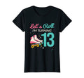 Lets Roll Turning 13 Roller Skating T-Shirt - Aesthetic Graphic Men Women - T-Shirt, Sweatshirt, Hoodie