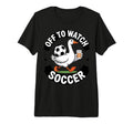 Off To Watch Soccer Funny Goose T-Shirt - Fun Novelty Design Men Women - T-Shirt, Sweatshirt, Hoodie