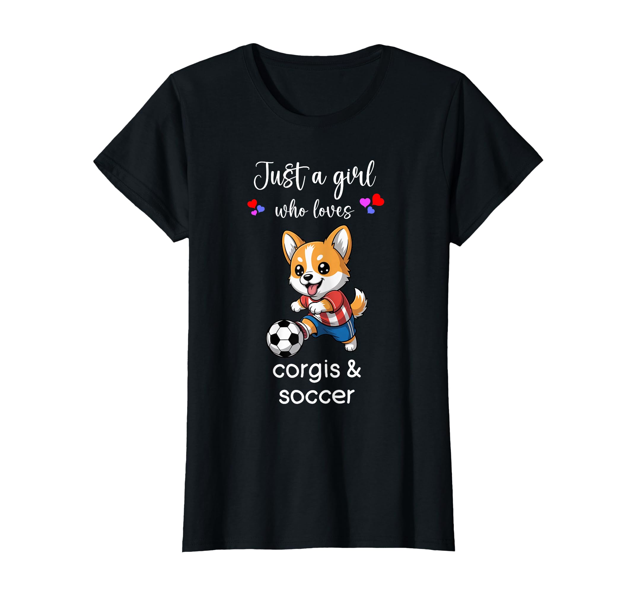 Corgi Soccer Corgi Soccer T-Shirt - Trendy Graphic for Adults - T-Shirt, Sweatshirt, Hoodie
