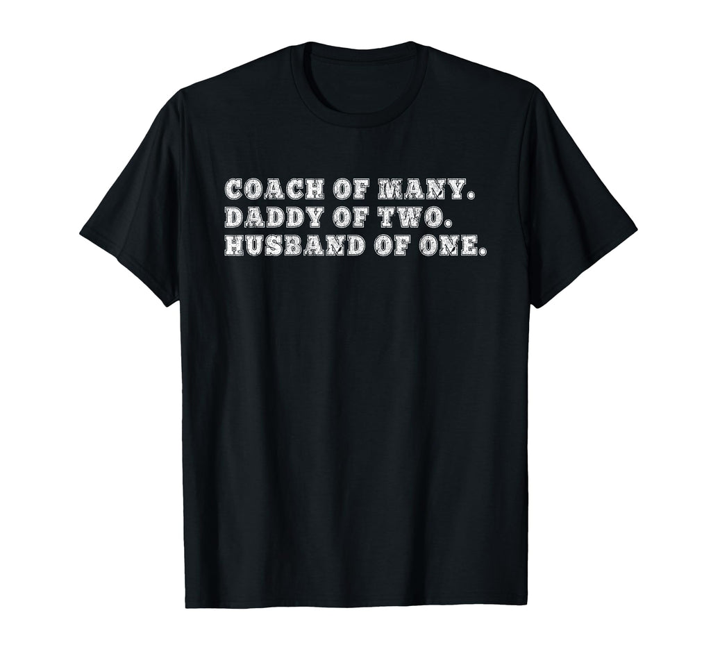 Coach Daddy Fathers Day Gift Husband T-Shirt - Minimalist Print Unisex - T-Shirt, Sweatshirt, Hoodie