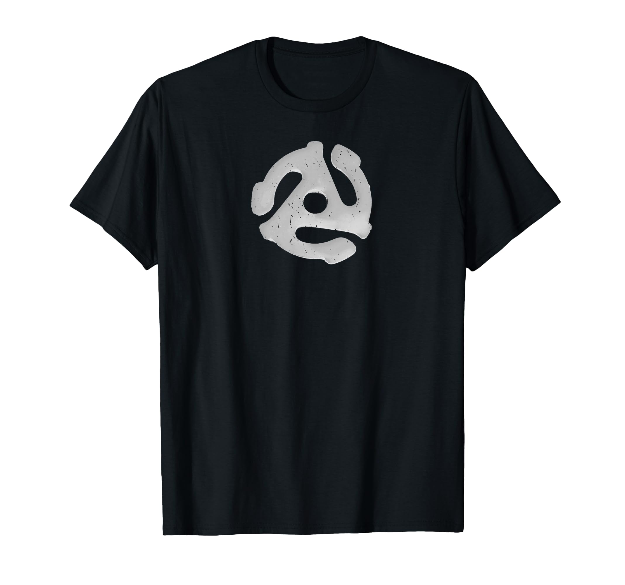 45 Rpm Vinyl Plate Adapter Turntable T-Shirt - Minimalist Print Unisex - T-Shirt, Sweatshirt, Hoodie