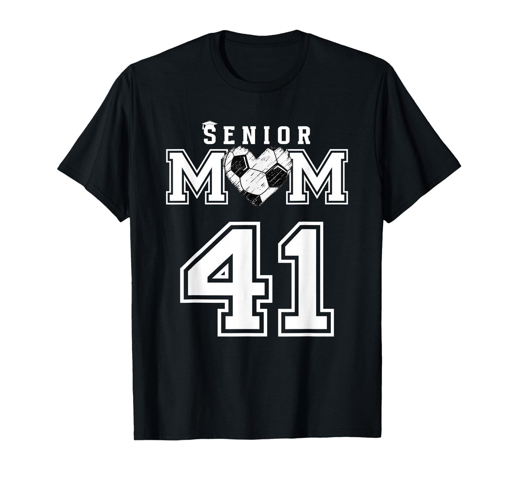 Proud Senior Soccer Mom Custom Jersey T-Shirt - Novelty Apparel for Adults - T-Shirt, Sweatshirt, Hoodie