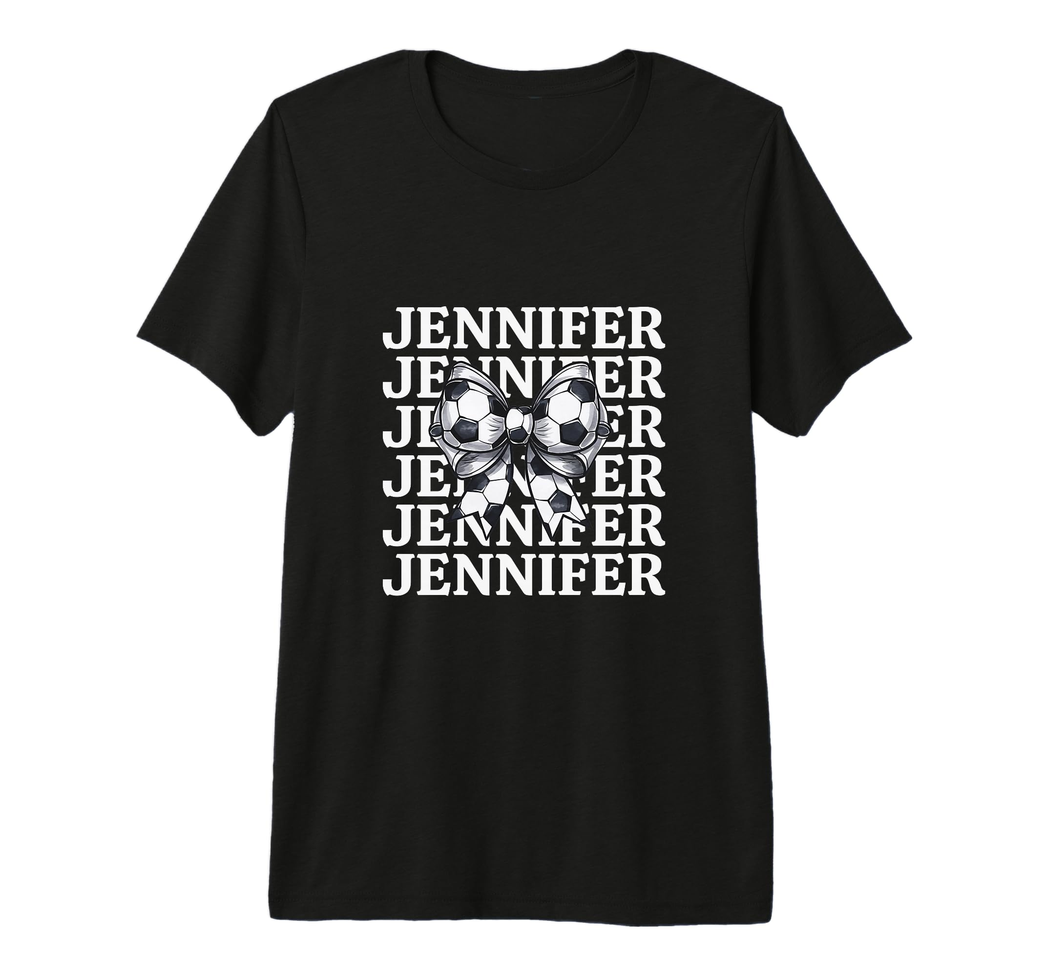 Jennifer Personalized Coquette Soccer T-Shirt - Streetwear Style Men Women - T-Shirt, Sweatshirt, Hoodie
