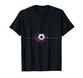 Soccer Heartbeat Minimalist T-Shirt - Graphic Print for Adults - T-Shirt, Sweatshirt, Hoodie
