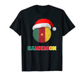 Cameroon Soccer Soccer Ball Santa Hat T-Shirt - Streetwear Style Men Women - T-Shirt, Sweatshirt, Hoodie