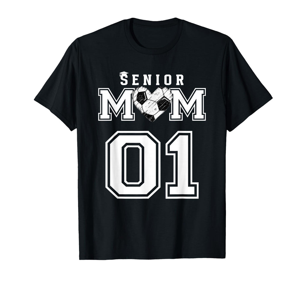 Proud Senior Soccer Mom Custom Jersey T-Shirt - Custom Art Print Unisex - T-Shirt, Sweatshirt, Hoodie