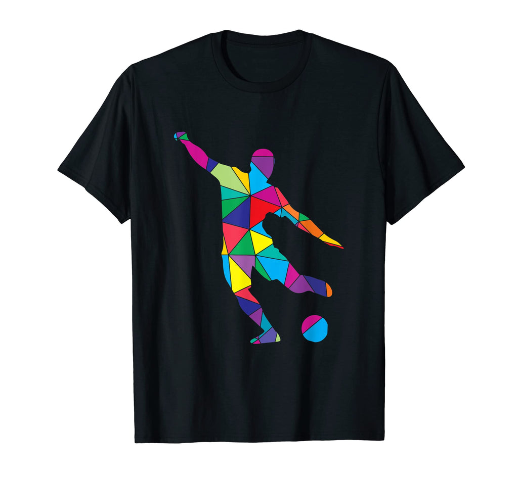 Low Poly Art Goalkeeper Geometric Polygon T-Shirt - Unique Graphic Unisex - T-Shirt, Sweatshirt, Hoodie