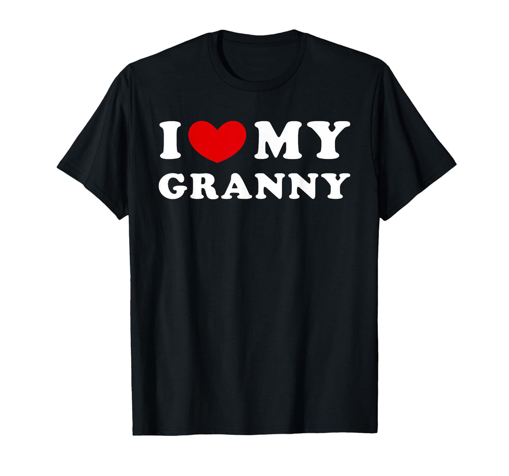 I Love My Granny I Heart My Granny T-Shirt - Minimalist Print Unisex - T-Shirt, Sweatshirt, Hoodie