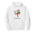 Fun Santa Footballer Soccer Player Tis Hoodie - Unique Graphic Unisex - T-Shirt, Sweatshirt, Hoodie