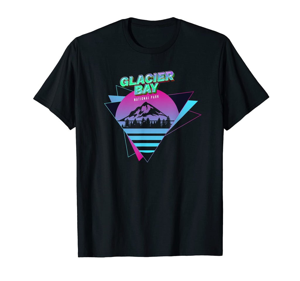 Vaporwave Glacier Bay National Park T-Shirt - Novelty Apparel Men Women - T-Shirt, Sweatshirt, Hoodie