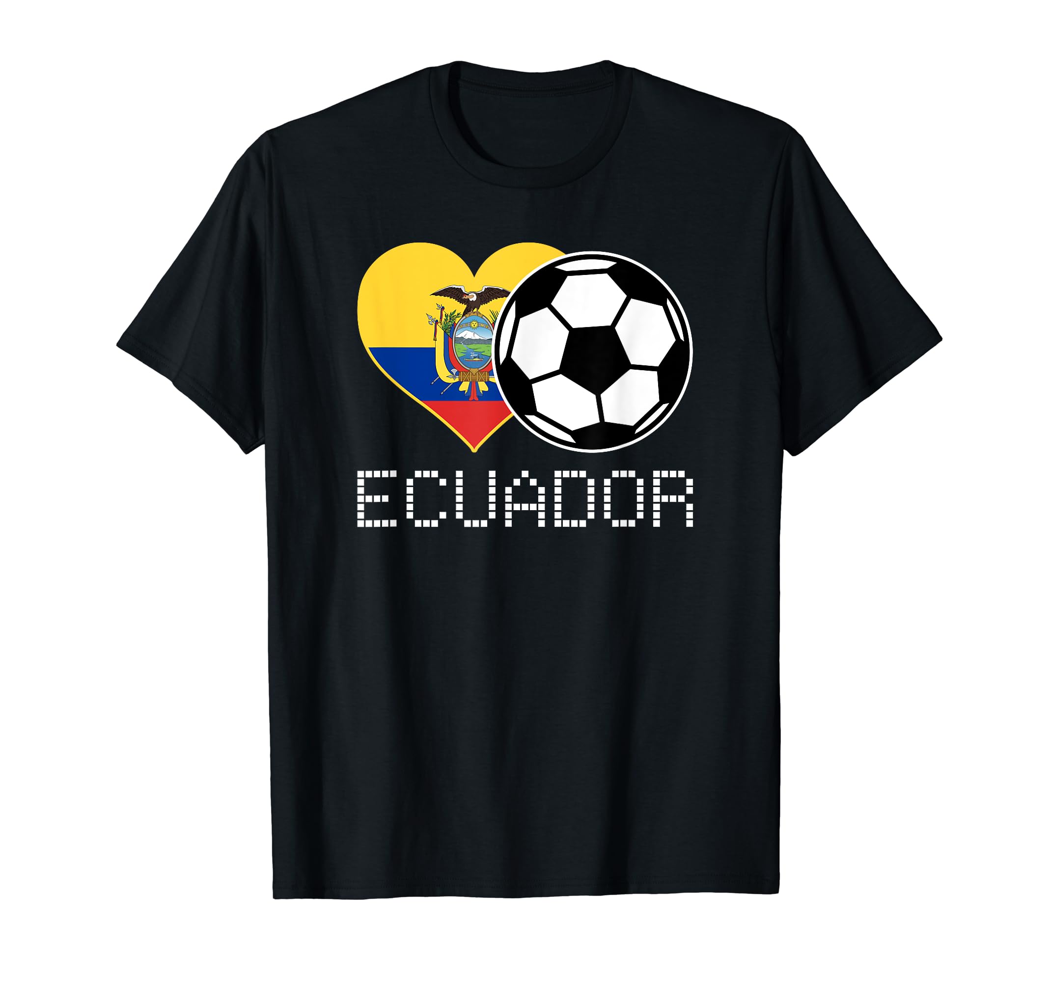 Ecuador Soccer Ecuadorian Flag Love Country T-Shirt - Graphic Print Unisex - T-Shirt, Sweatshirt, Hoodie