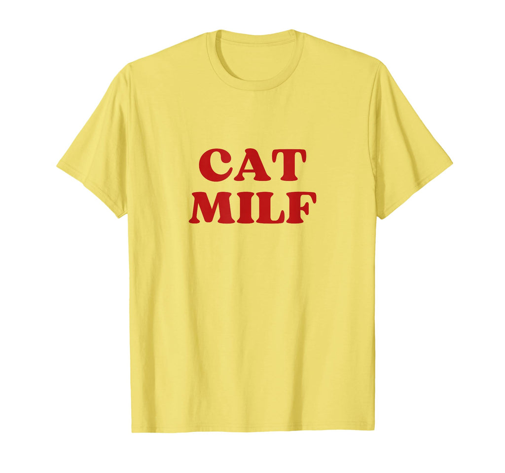 Cat Milf Y2K Aesthetic T-Shirt - Minimalist Print Unisex - T-Shirt, Sweatshirt, Hoodie