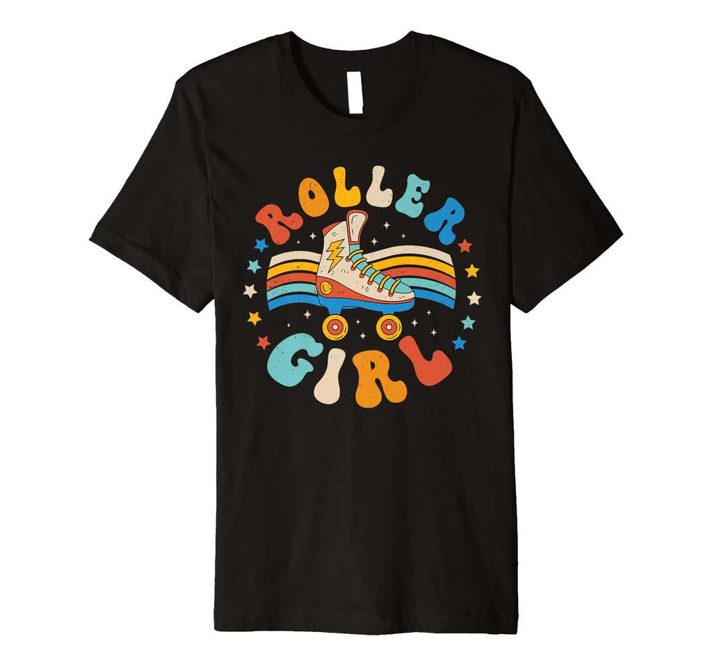 Roller Skater Skating 70S 80S Skates T-Shirt - Minimalist Print Men Women - T-Shirt, Sweatshirt, Hoodie