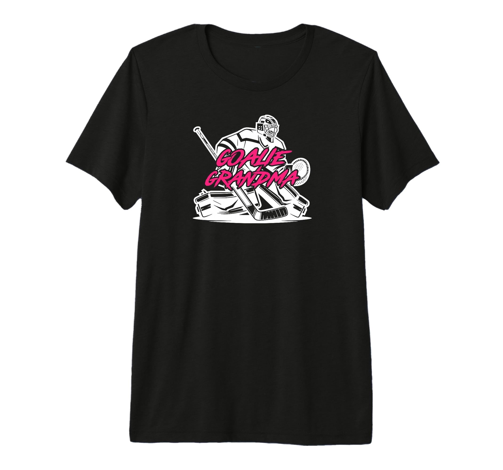 Ice Hockey Goalie Grandma Hockey T-Shirt - Casual Everyday Wear for Adults - T-Shirt, Sweatshirt, Hoodie