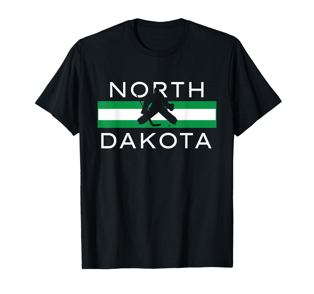North Dakota Goalie Ice Hockey Player T-Shirt - Unique Graphic for Adults - T-Shirt, Sweatshirt, Hoodie
