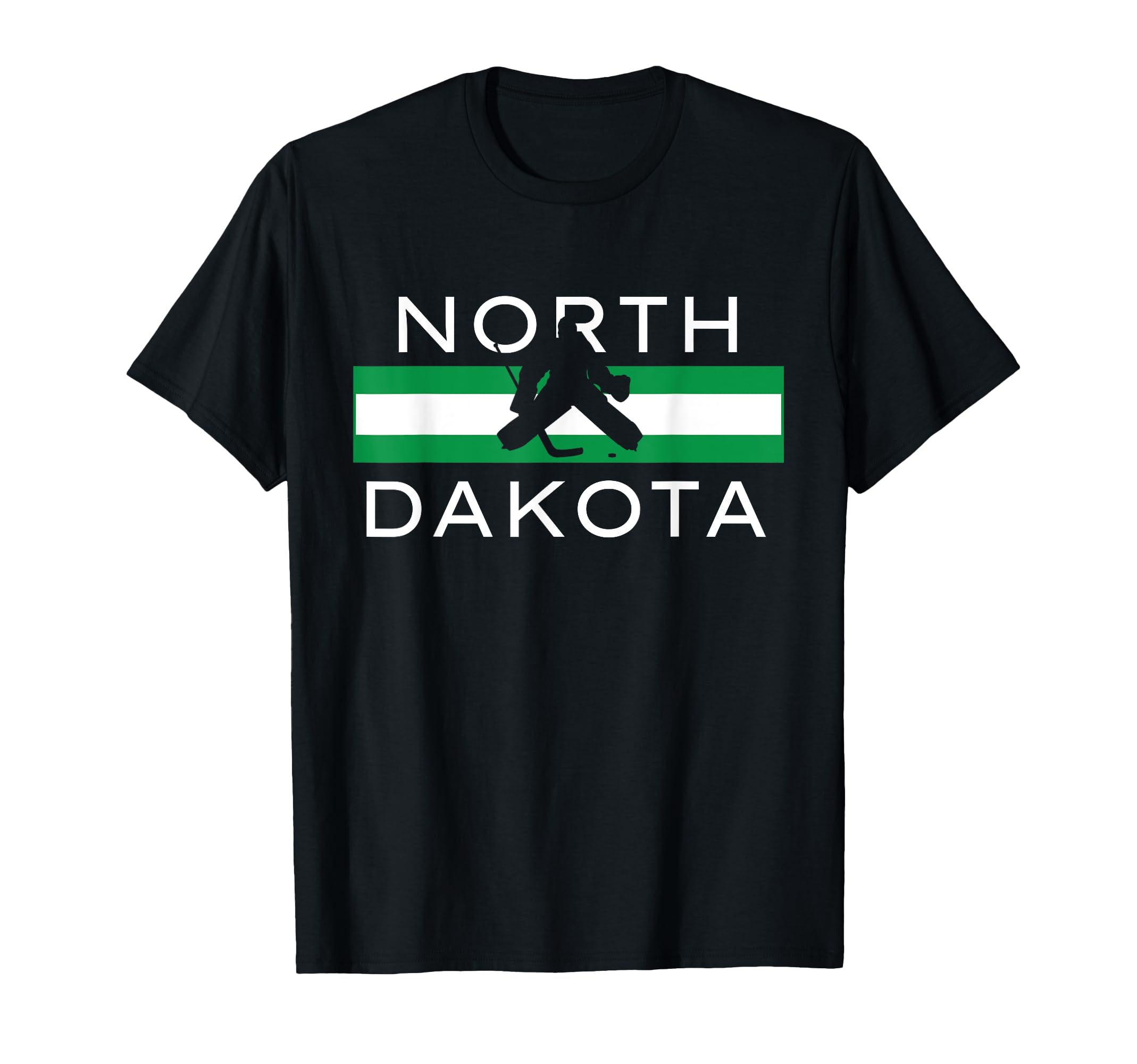 North Dakota Goalie Ice Hockey Player T-Shirt - Custom Art Print Men Women - T-Shirt, Sweatshirt, Hoodie