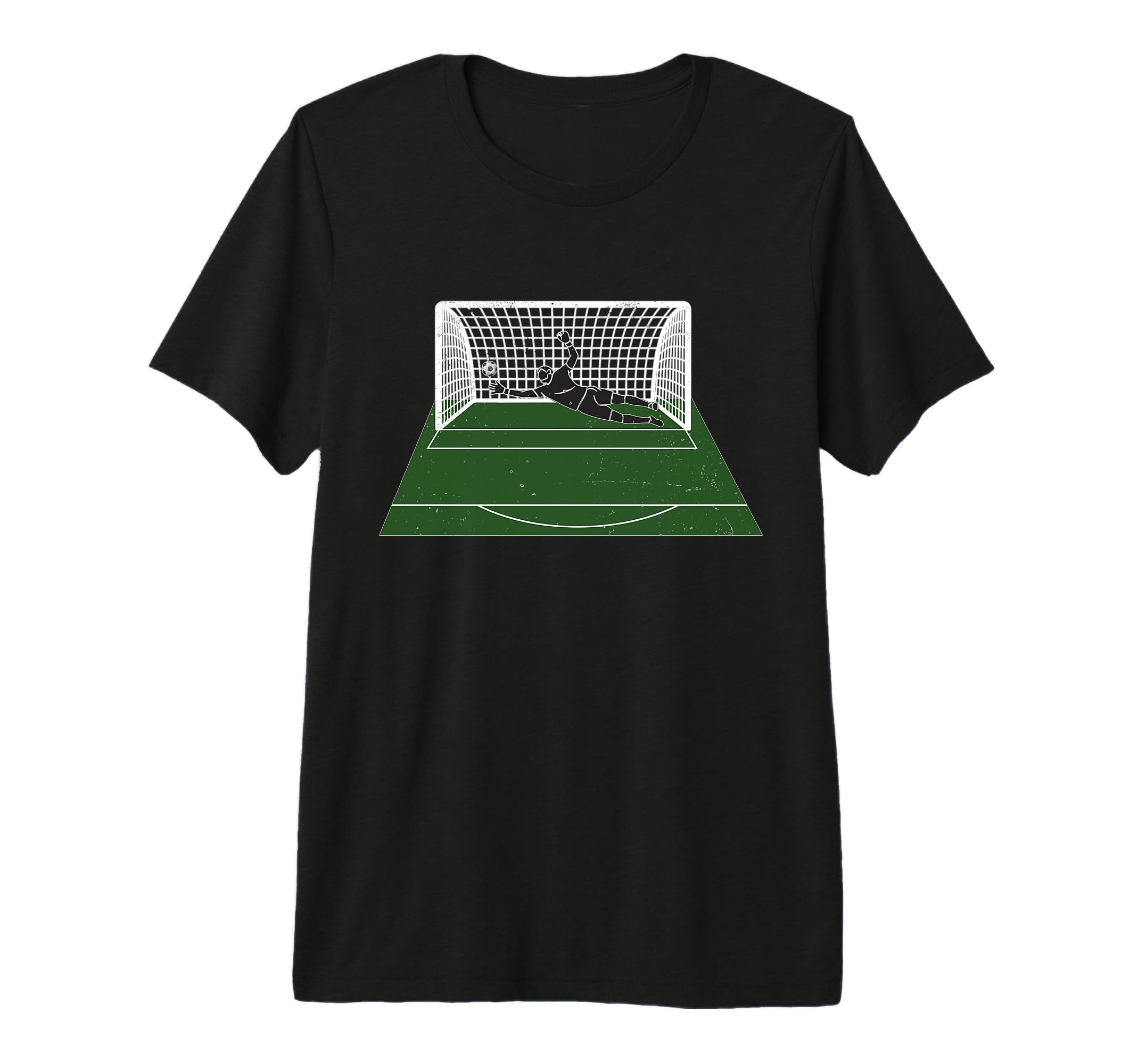 Goalkeeper Save Pitch Goal Net Soccer T-Shirt - Novelty Apparel for Adults - T-Shirt, Sweatshirt, Hoodie