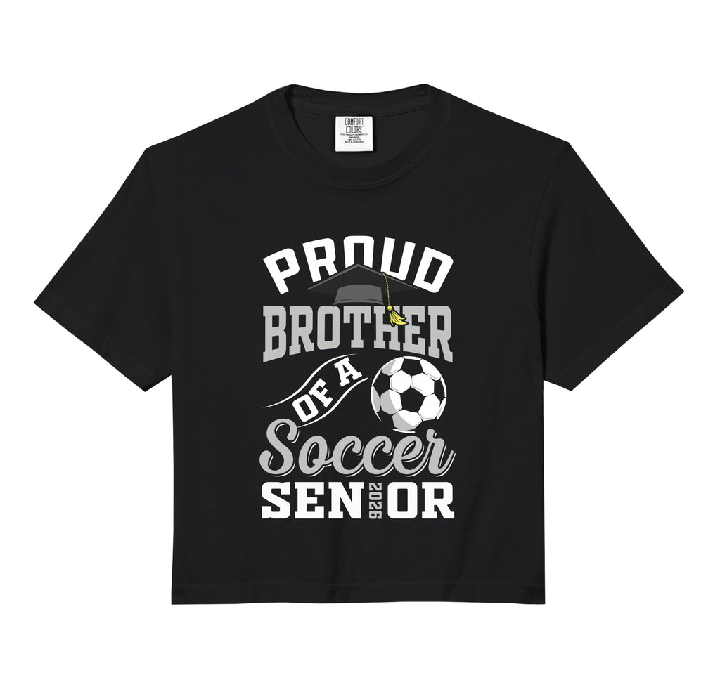 Proud Brother Soccer Senior Class Hoodie - Fun Novelty Design Men Women - T-Shirt, Sweatshirt, Hoodie