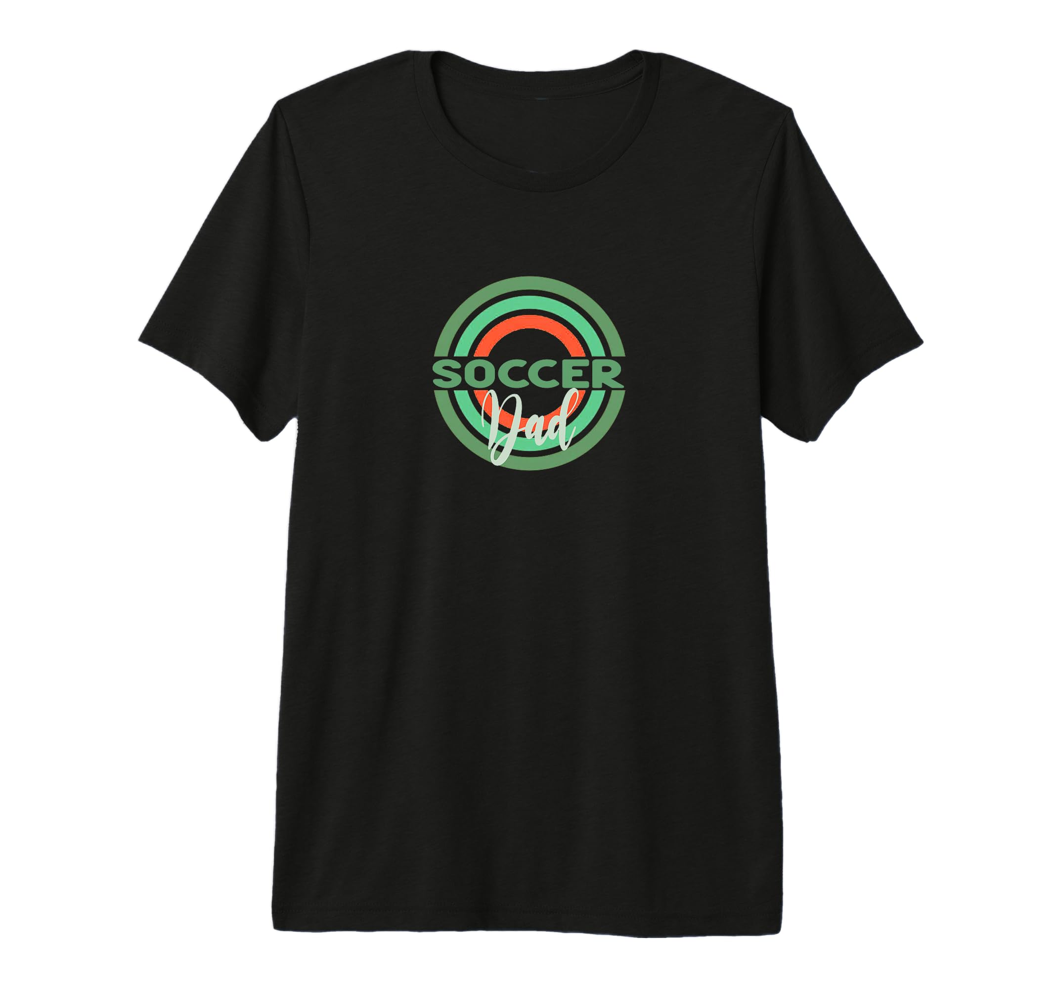 Soccer Dad Modern Soccer Circles T-Shirt - Fun Novelty Design Men Women - T-Shirt, Sweatshirt, Hoodie