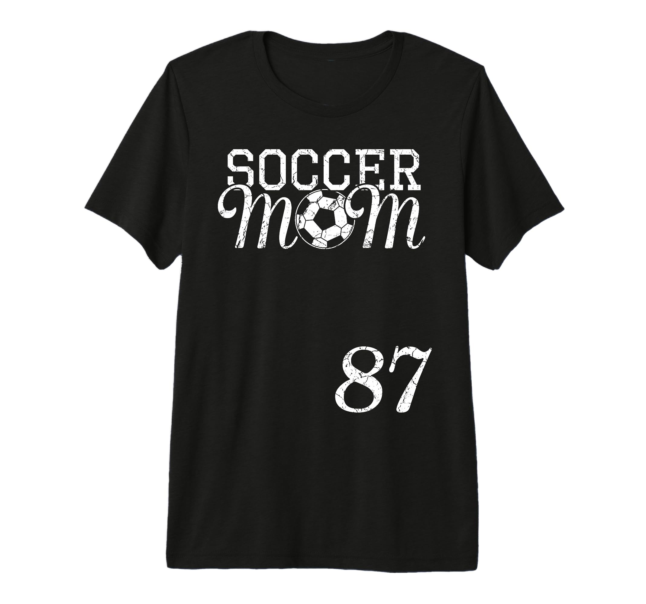 Soccer Mom Jersey Number 87 Favorite Player T-Shirt - Graphic Print Unisex - T-Shirt, Sweatshirt, Hoodie