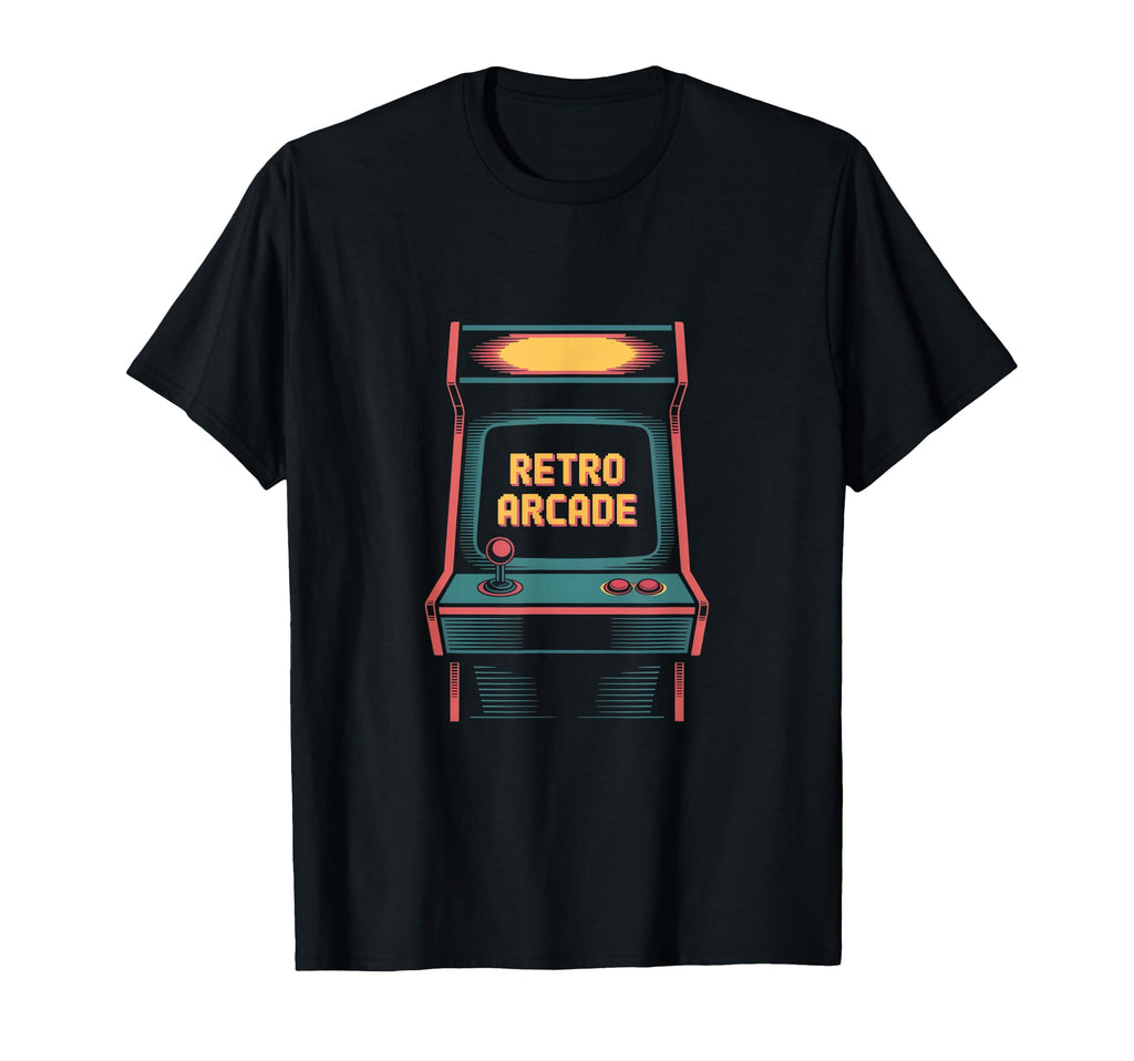 Arcade Pixel Joystick Cabinet T-Shirt - Casual Everyday Wear for Adults - T-Shirt, Sweatshirt, Hoodie