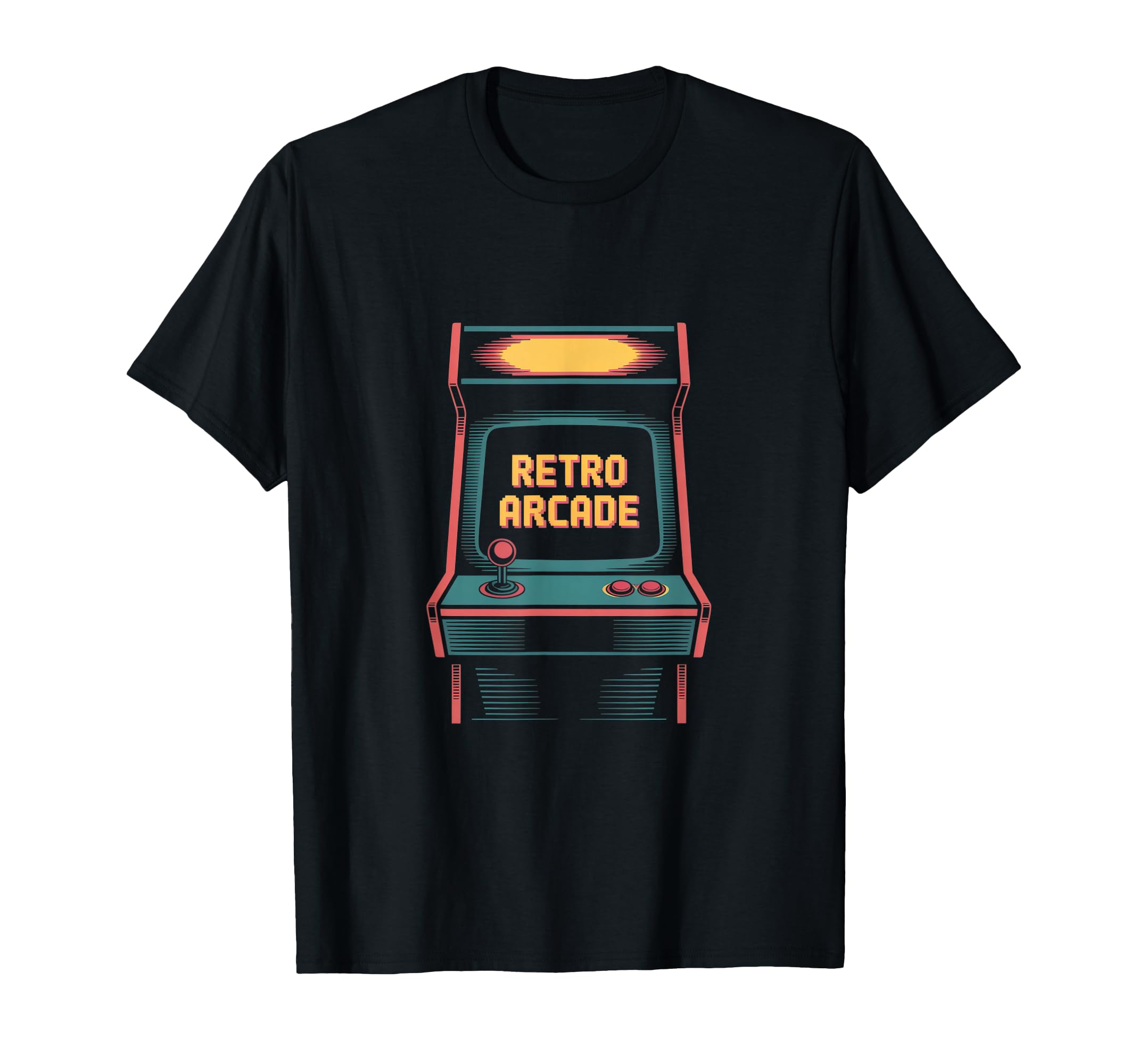 Arcade Pixel Joystick Cabinet T-Shirt - Casual Everyday Wear for Adults - T-Shirt, Sweatshirt, Hoodie