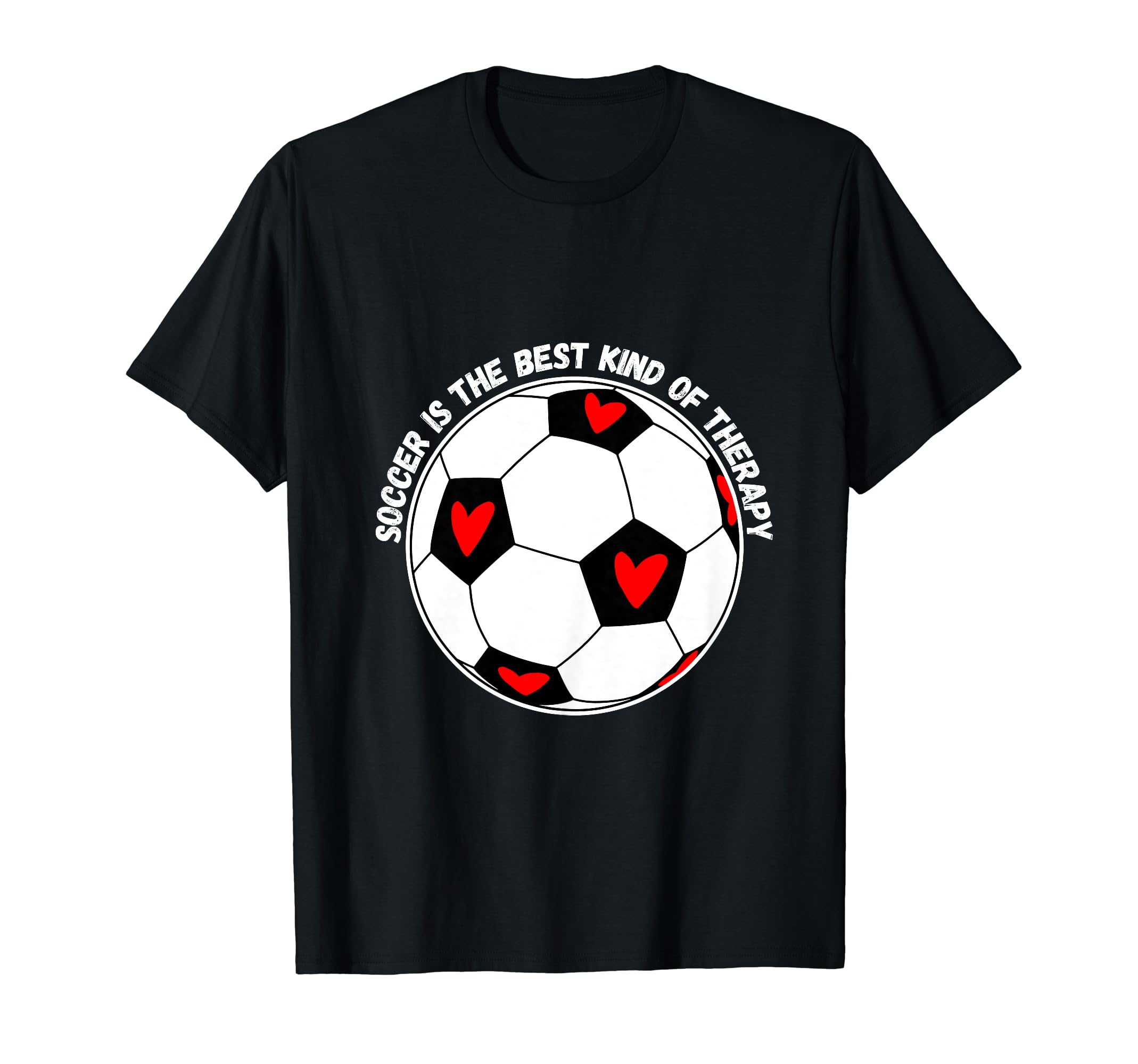 Soccer Is Best Kind Therapy T-Shirt - Minimalist Print for Adults - T-Shirt, Sweatshirt, Hoodie