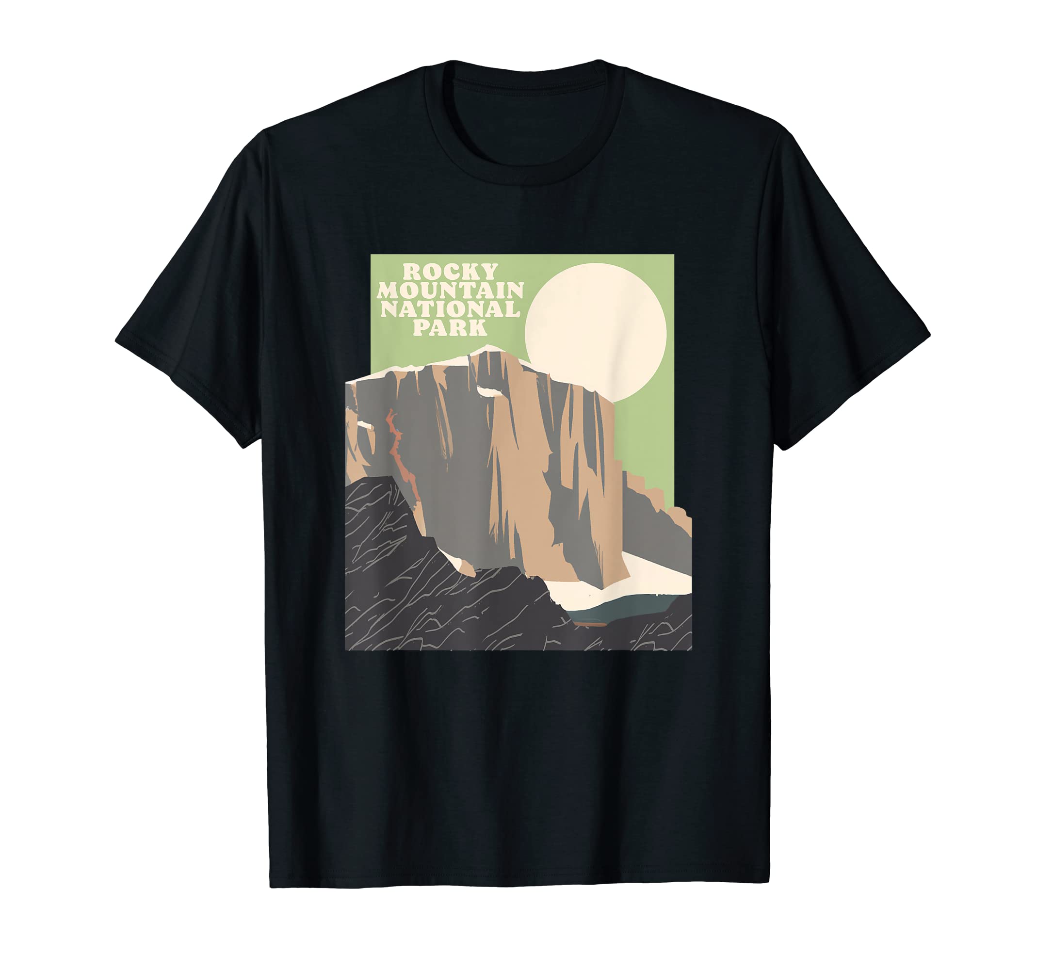 Rocky Mountain National Park Peak Estes T-Shirt - Trendy Graphic Men Women - T-Shirt, Sweatshirt, Hoodie