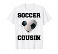 Soccer Cousin Family Matching Sport T-Shirt - Minimalist Print for Adults - T-Shirt, Sweatshirt, Hoodie