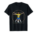 Da Vinci Vitruvian Soccer Player T-Shirt - Fun Novelty Design for Adults - T-Shirt, Sweatshirt, Hoodie