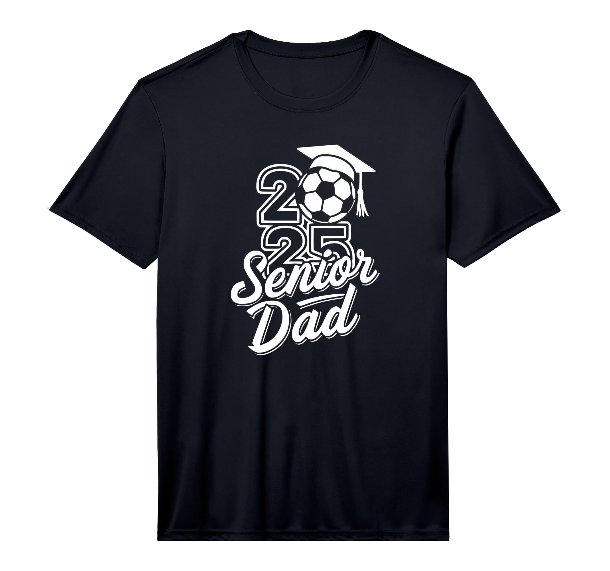 Mens Senior Soccer Dad 2025 Team High T-Shirt - Trendy Graphic for Adults - T-Shirt, Sweatshirt, Hoodie
