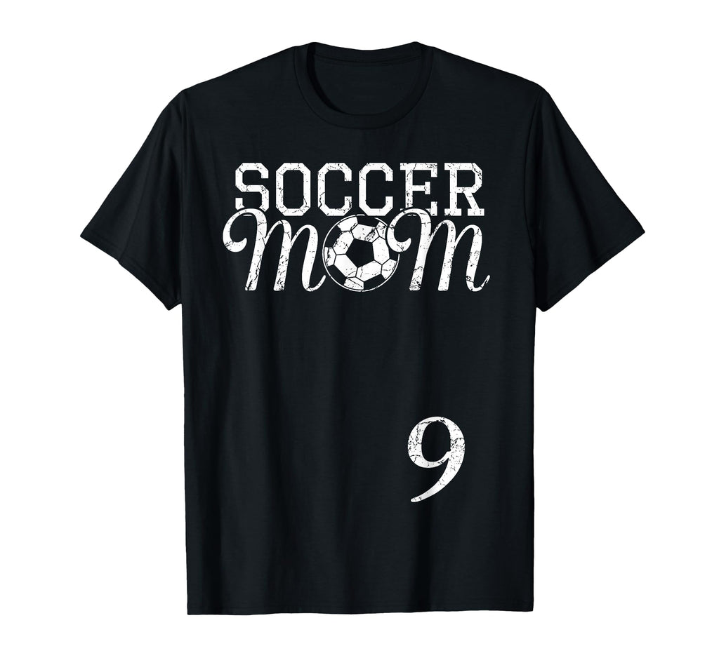 Soccer Mom Jersey Number 9 Favorite T-Shirt - Aesthetic Graphic Men Women - T-Shirt, Sweatshirt, Hoodie