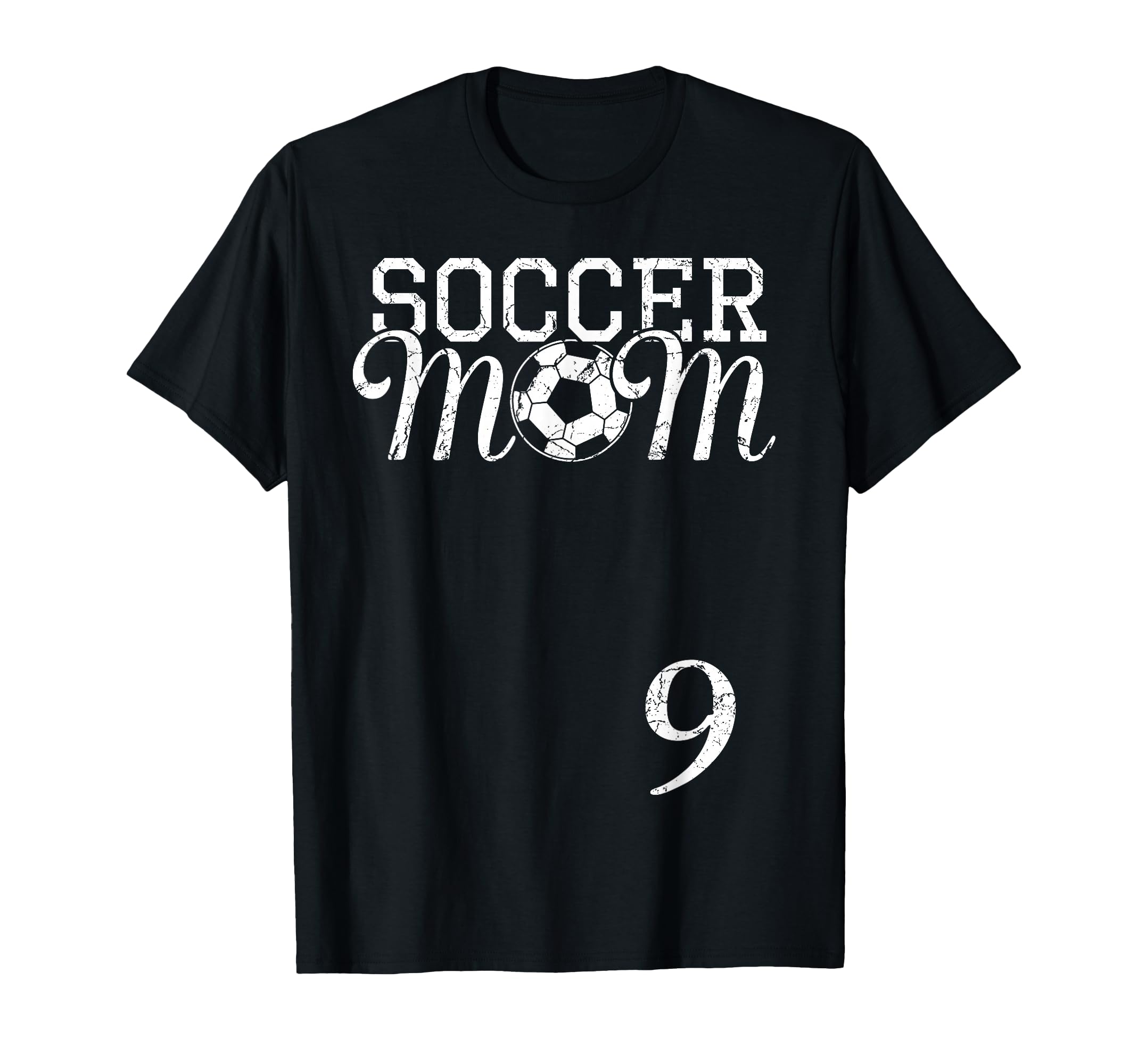 Soccer Mom Jersey Number 9 Favorite T-Shirt - Custom Art Print for Adults - T-Shirt, Sweatshirt, Hoodie