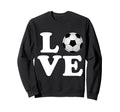 Love Soccer Futbol Sweatshirt - Custom Art Print for Adults - T-Shirt, Sweatshirt, Hoodie