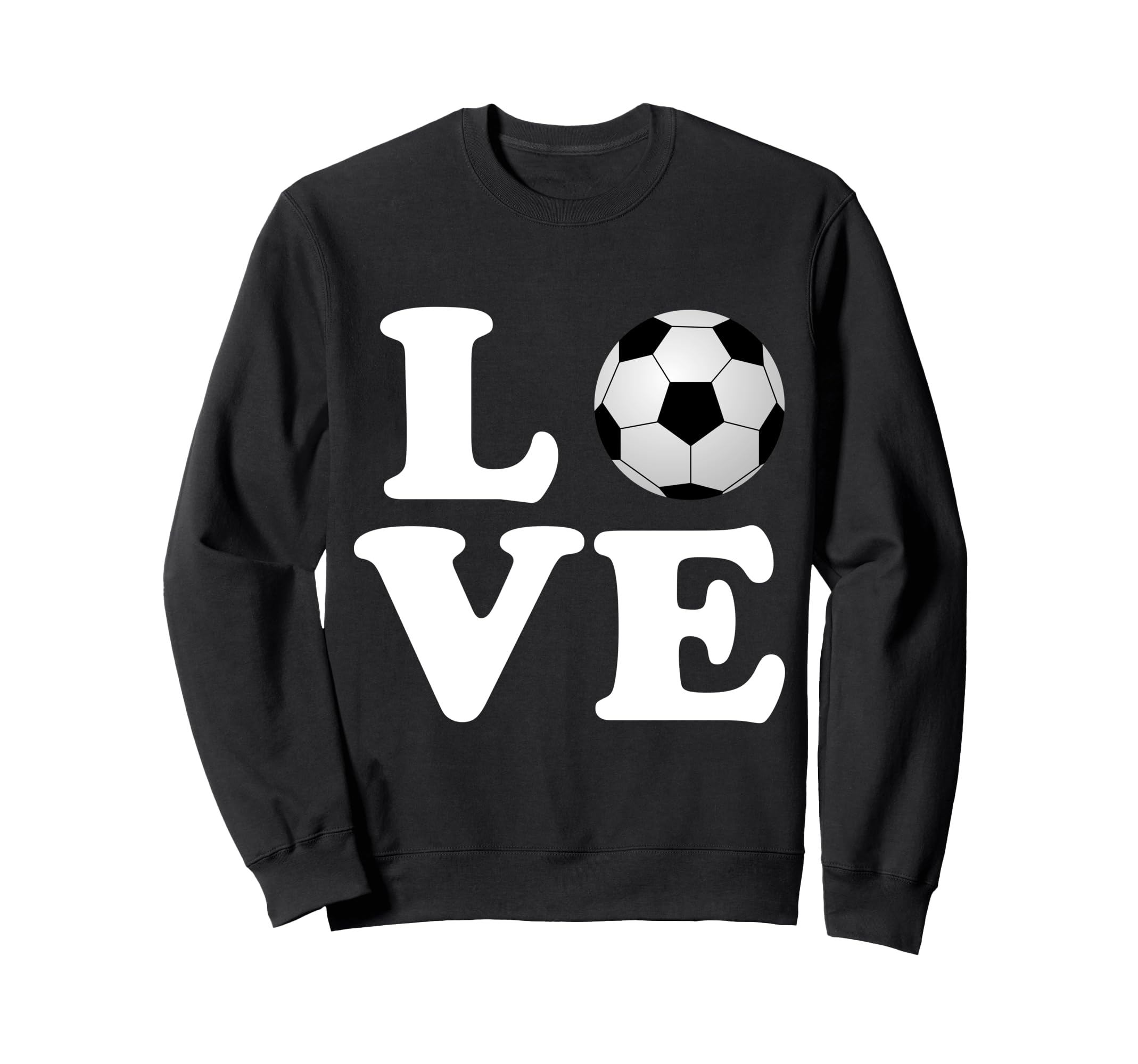 Love Soccer Futbol Sweatshirt - Custom Art Print for Adults - T-Shirt, Sweatshirt, Hoodie