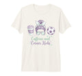 Caffeine And Corner Kicks Momlife T-Shirt - Unique Graphic for Adults - T-Shirt, Sweatshirt, Hoodie