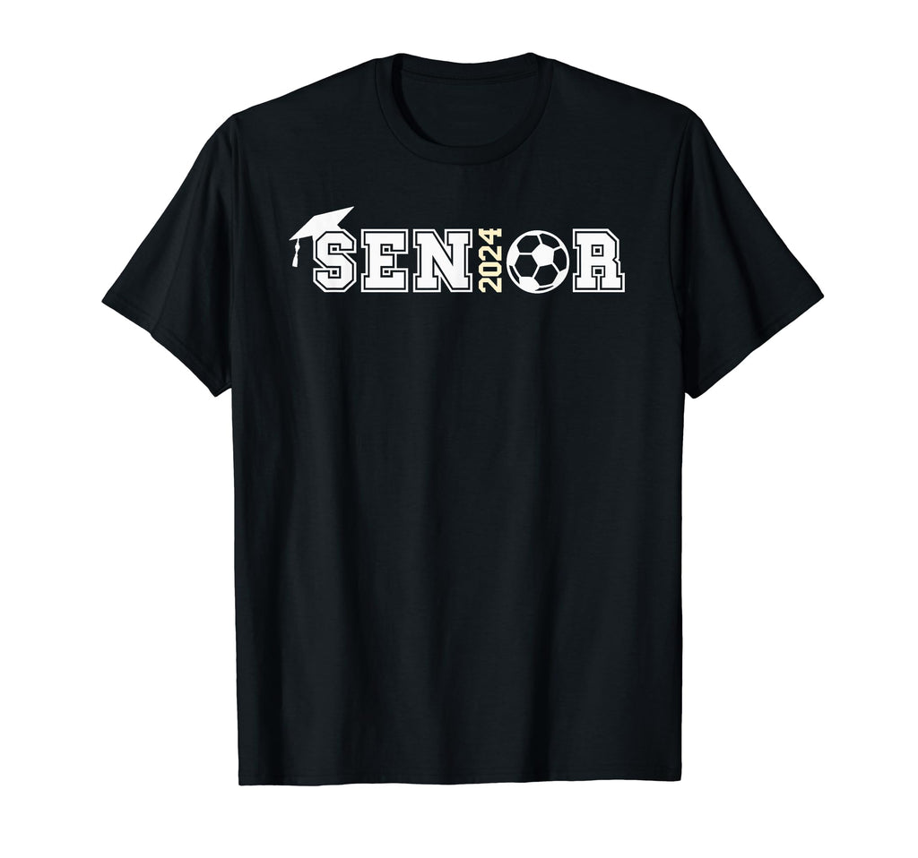 Senior 2024 Soccer Ball Senior T-Shirt - Unique Graphic for Adults - T-Shirt, Sweatshirt, Hoodie