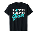 Soccer Live Love Blue T-Shirt - Casual Everyday Wear for Adults - T-Shirt, Sweatshirt, Hoodie