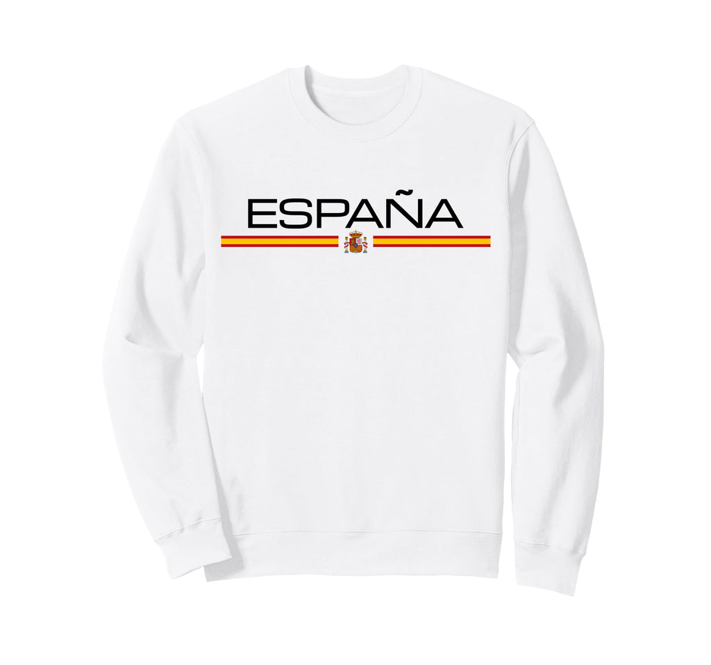 Spain Flag Espa Athletic Games Sports Sweatshirt - Trendy Graphic Unisex - T-Shirt, Sweatshirt, Hoodie