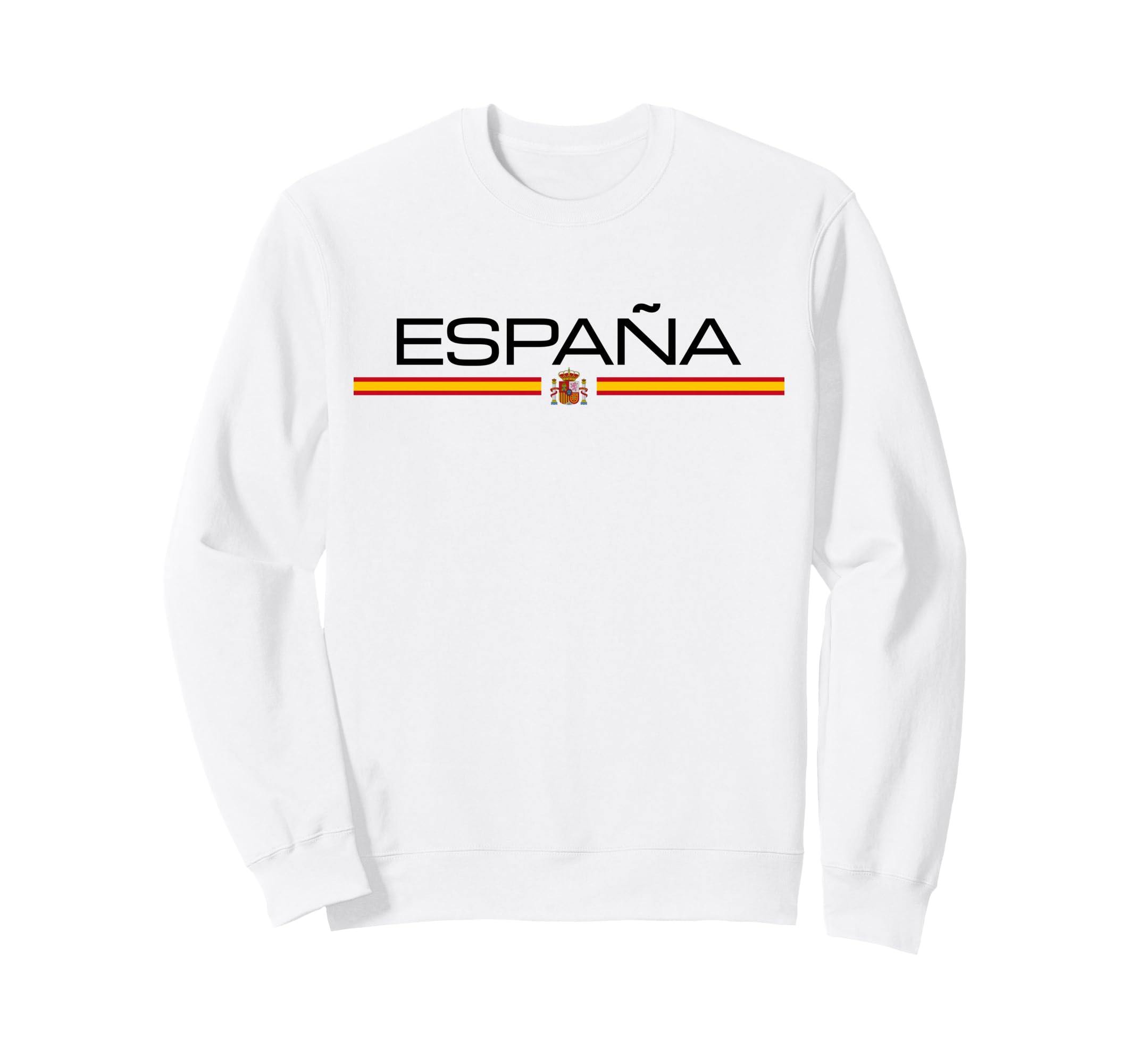 Spain Flag Espa Athletic Games Sports Sweatshirt - Trendy Graphic Unisex - T-Shirt, Sweatshirt, Hoodie