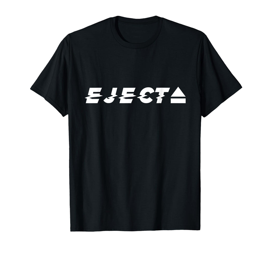 Eject Glitch Vhs Button Depression T-Shirt - Casual Everyday Wear Unisex - T-Shirt, Sweatshirt, Hoodie
