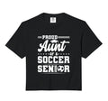 Proud Aunt 2026 Senior Soccer Sweatshirt - Custom Art Print for Adults - T-Shirt, Sweatshirt, Hoodie