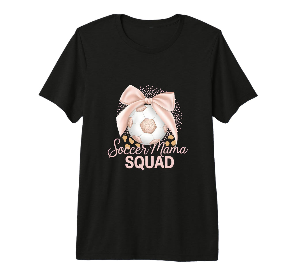 Soccer Mama Squad Coquette Sideline T-Shirt - Graphic Print Men Women - T-Shirt, Sweatshirt, Hoodie