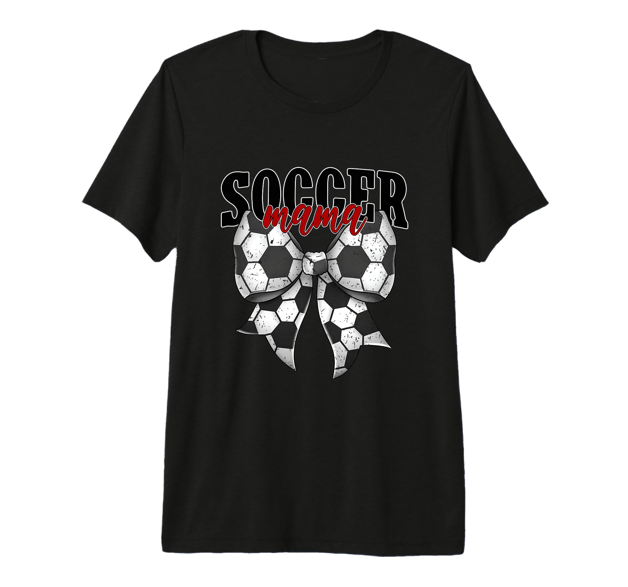 Soccer Mama Coquette Bow Proud Soccer T-Shirt - Minimalist Print Unisex - T-Shirt, Sweatshirt, Hoodie