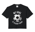 My Goal Is To Deny Yours Goalkeeper Hoodie - Minimalist Print for Adults - T-Shirt, Sweatshirt, Hoodie
