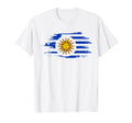 Uruguay Heritage Uruguayan Flag Football T-Shirt - Custom Art Print Unisex - T-Shirt, Sweatshirt, Hoodie