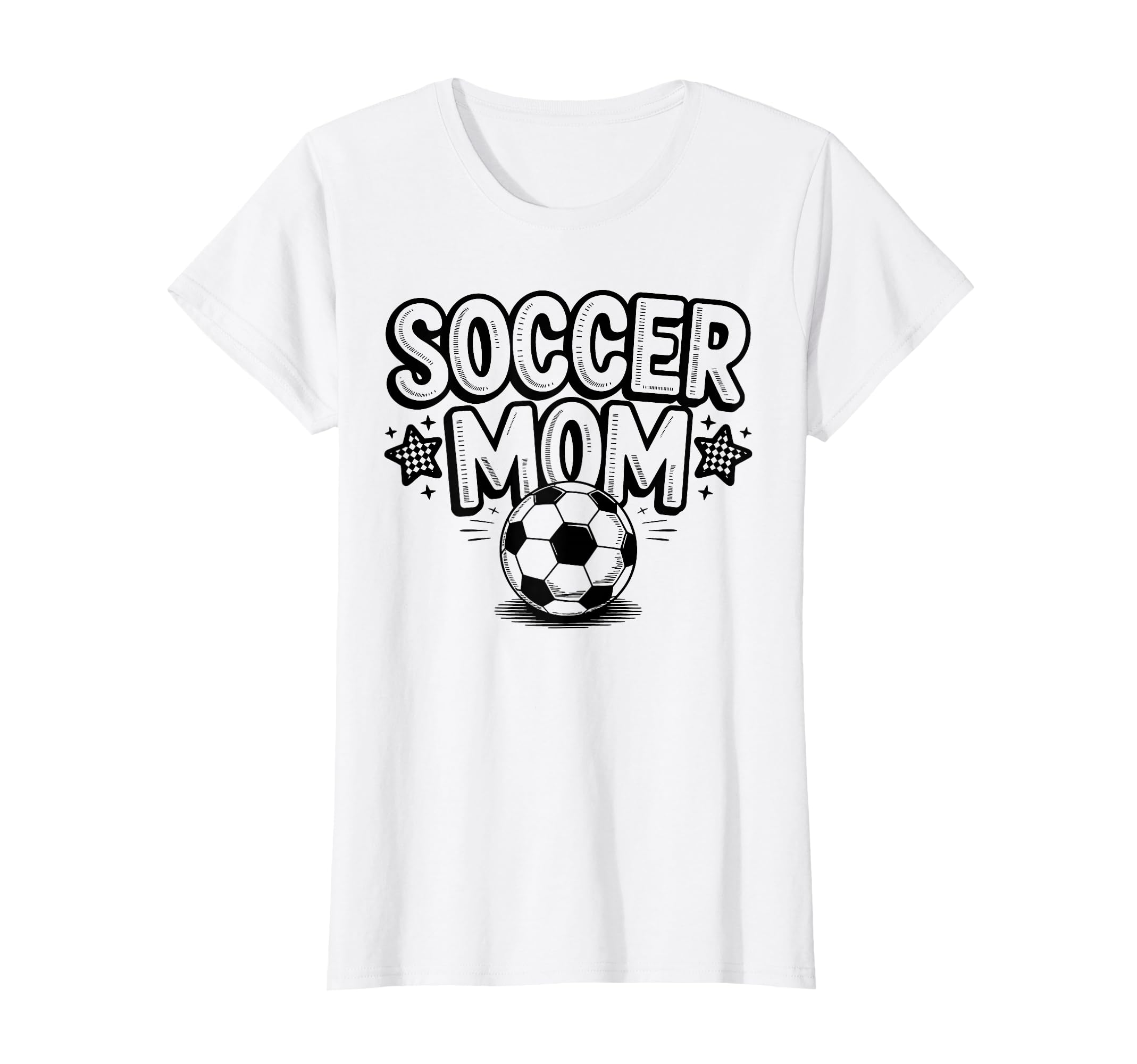 Soccer Mom Soccer Mommy Soccer Mother T-Shirt - Trendy Graphic for Adults - T-Shirt, Sweatshirt, Hoodie