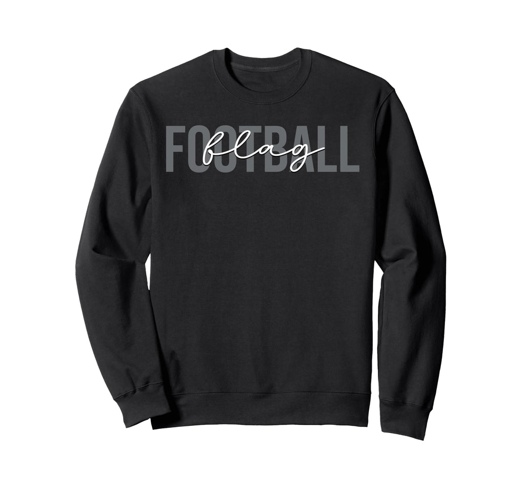 Flag Football Coach Team Trainer Sweatshirt - Trendy Graphic Men Women - T-Shirt, Sweatshirt, Hoodie