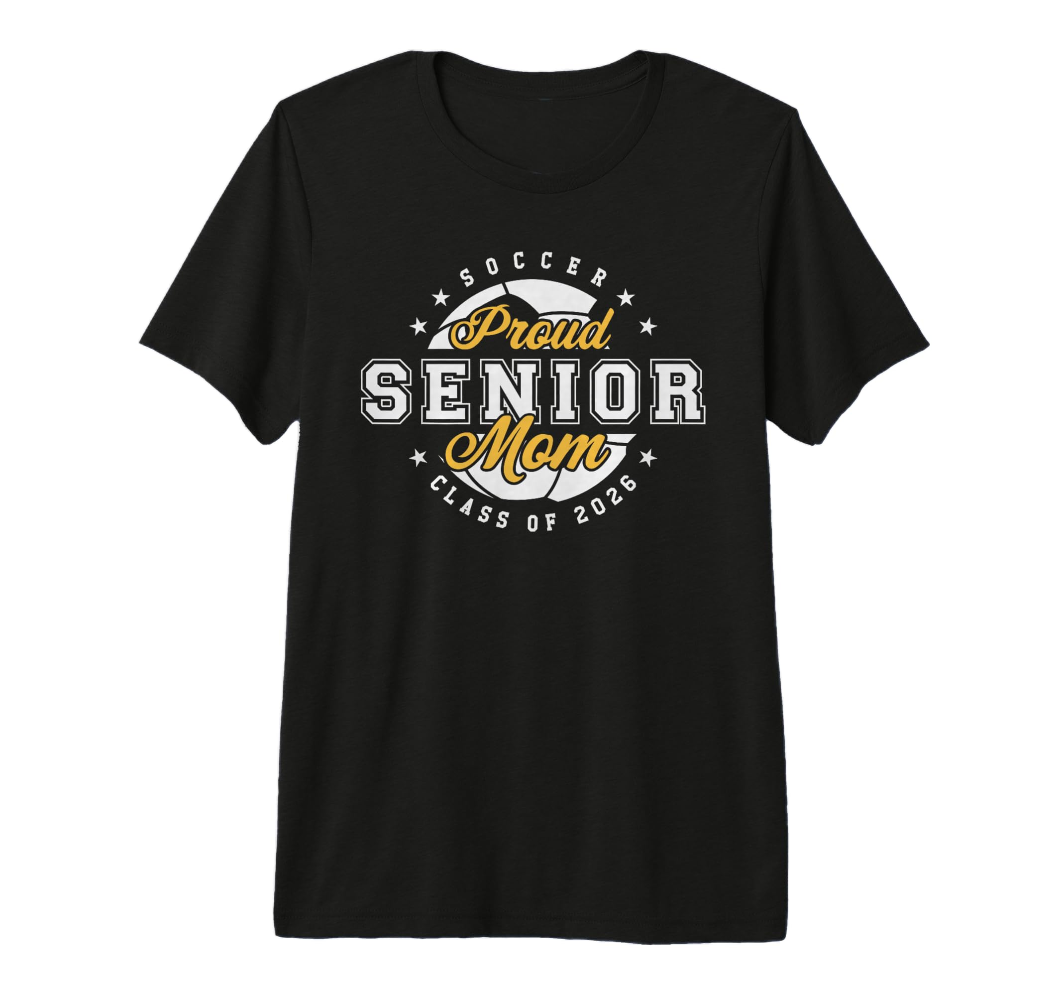 Proud Mom Soccer Player Senior Year T-Shirt - Custom Art Print Men Women - T-Shirt, Sweatshirt, Hoodie